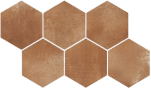 Dekor Rako Via hnedá 21x37 cm mat DDVT8713.1