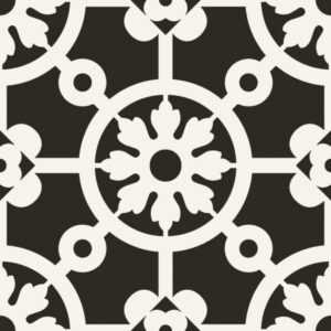 Dlažba Del Conca Paris nero 20x20 cm mat 20PR00YNA