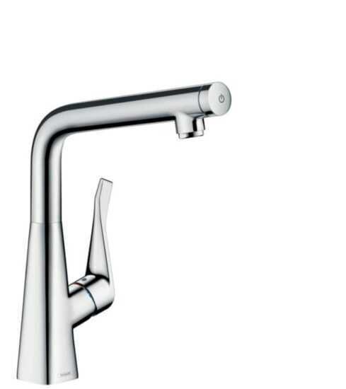 Drezová batéria Hansgrohe Metris s otočným ramienkom chróm 14785000