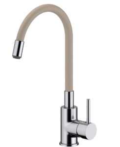 Drezová batéria S-line Pro so silikónovým ramienkom béžová / chróm SIKOBSLPRO290BE