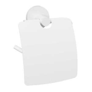Držiak toaletného papiera Bemeta White s krytombiela 104112014
