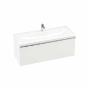 Kúpeľňová skrinka pod umývadlo Ravak Clear 80x38 cm biela X000000757