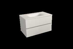 Kúpeľňová skrinka s umývadlom bílá mat Naturel Verona 66x51