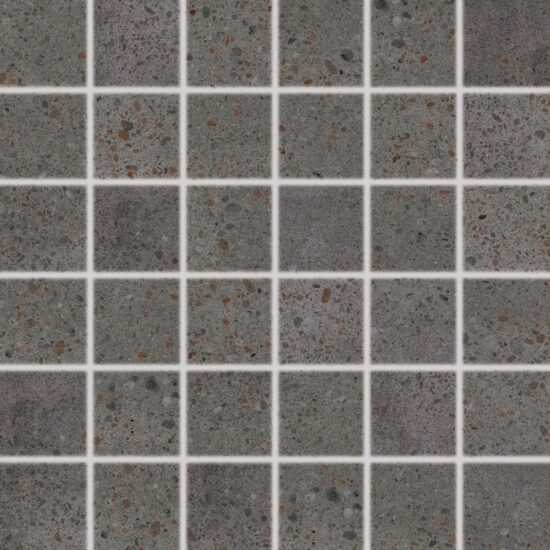 Mozaika Rako Piazzetta čierna 30x30 cm mat DDM06789.1