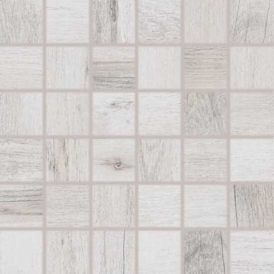 Mozaika Rako Saloon bielošedá 30x30 cm mat DDM06745.1