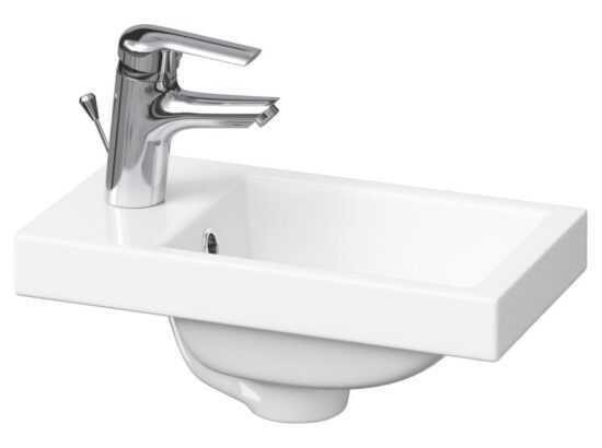 Nábytkové umývadielko Cersanit Como 40x22 cm s otvorom uprostred K32-001-BOX