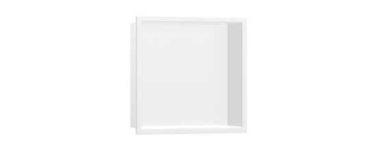 Polička Hansgrohe XtraStoris Original s rámom vo farbe matná biela 56061700