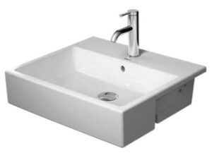 Polozápustné umývadlo Duravit Vero air 55x47 cm biela 0382550000