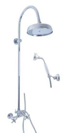 Sprchová batéria RAV Slezák MORAVA so sprchovacím setom 150 mm chróm MK381.5/3