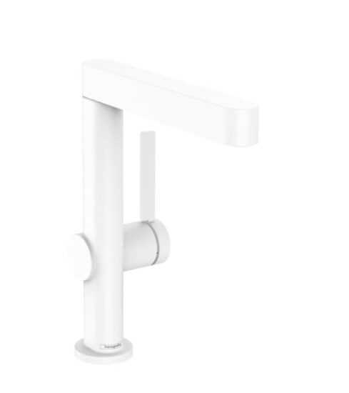 Umývadlová batéria Hansgrohe Finoris s otočným ramienkom matná biela 76060700