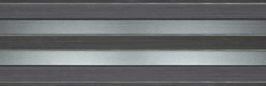 Dekor Fineza Selection tmavo šedá 20x60 cm lesk DSELECT26GR