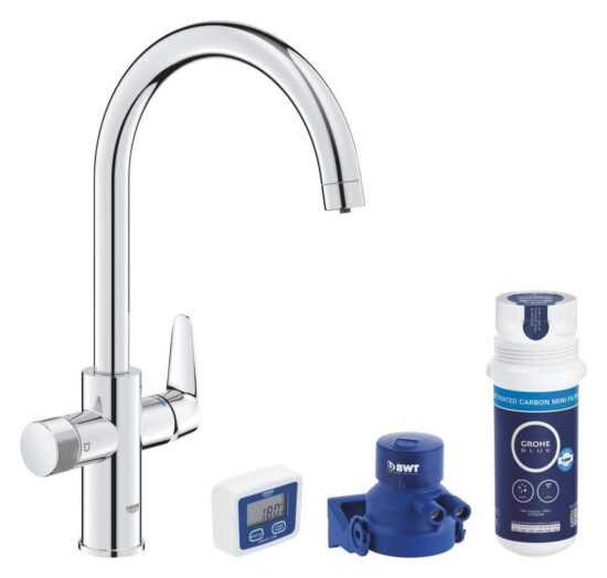 Drezová batéria Grohe GROHE Blue Pure 2022 s filtrom chróm 30593000