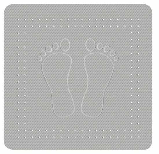 Protiskluzová podložka do vany Kleine Wolke Foot šedá 55x55 cm 4388189002