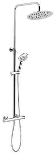 Sprchový systém Novaservis Titania Pure s termostatickou batériou chróm SET032/TER