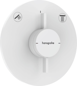 Vaňová batéria Hansgrohe DuoTurn S bez podomietkového telesa matná biela 75418700