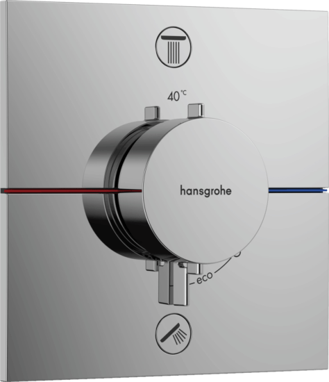 Vaňová batéria Hansgrohe ShowerSelect Comfort E bez podomietkového telesa chróm 15578000
