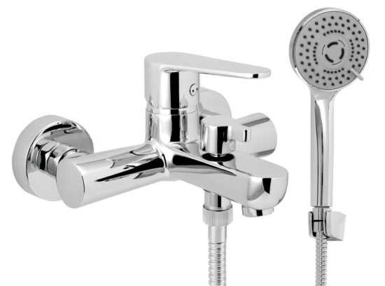 Vaňová batéria Novaservis Titania Fresh Eco so sprchovacím setom 150 mm chróm 96021