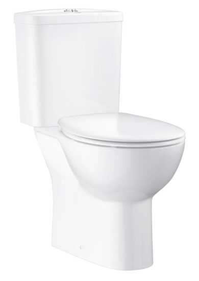 Wc kombi Grohe BAU-CERAMIC alpská biela so zadným odpadom 39604000