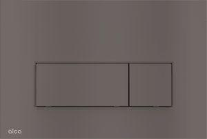 Ovládacie tlačidlo Alca plast Gun metal mat M57-GM-M